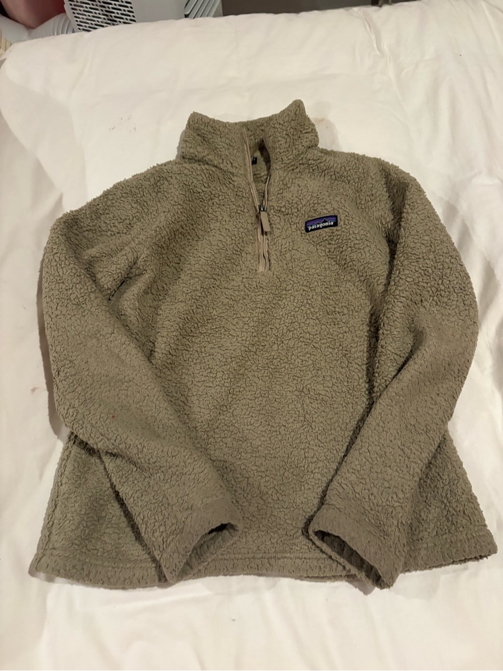 Patagonia Fleece Quarter-Zip Pullover - Tan